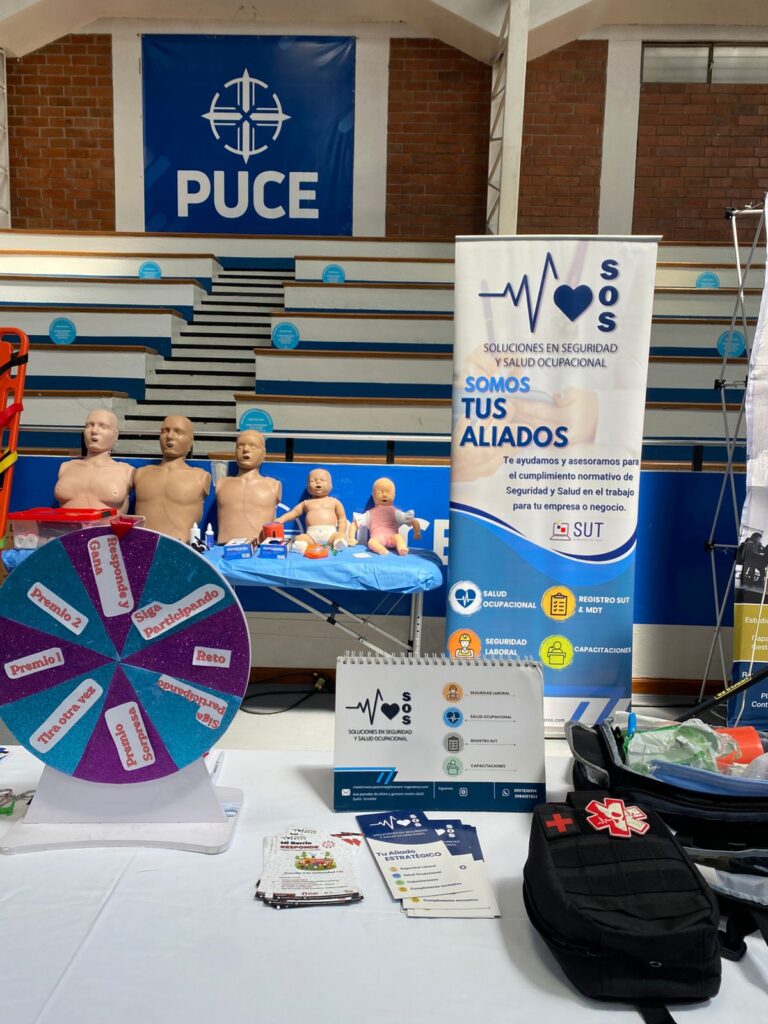 Stand de SOS Soluciones Ecuador
