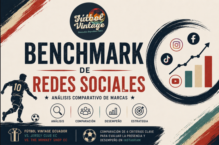 Benchmark de Redes Sociales – Tiendas de  jersys de futbol.